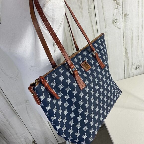 Dooney and Bourke Brewers Zip Tote NWT - Picture 4 of 7